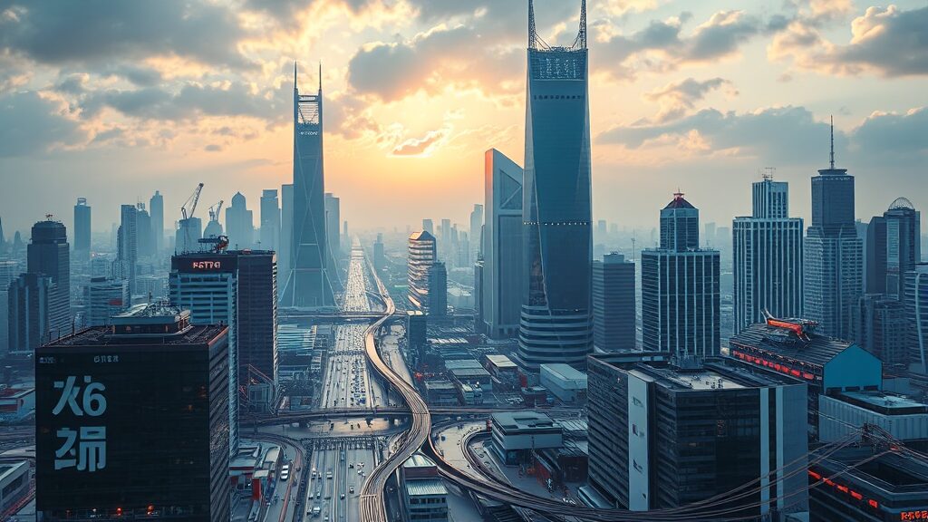 공급망 변화, 한국의 역할은? (realistic 스타일)