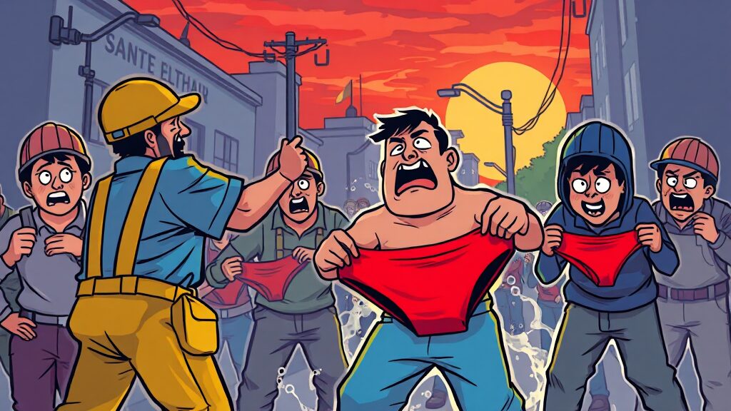 갑질 행위, 상세 내용 및 사례 (cartoon 스타일)