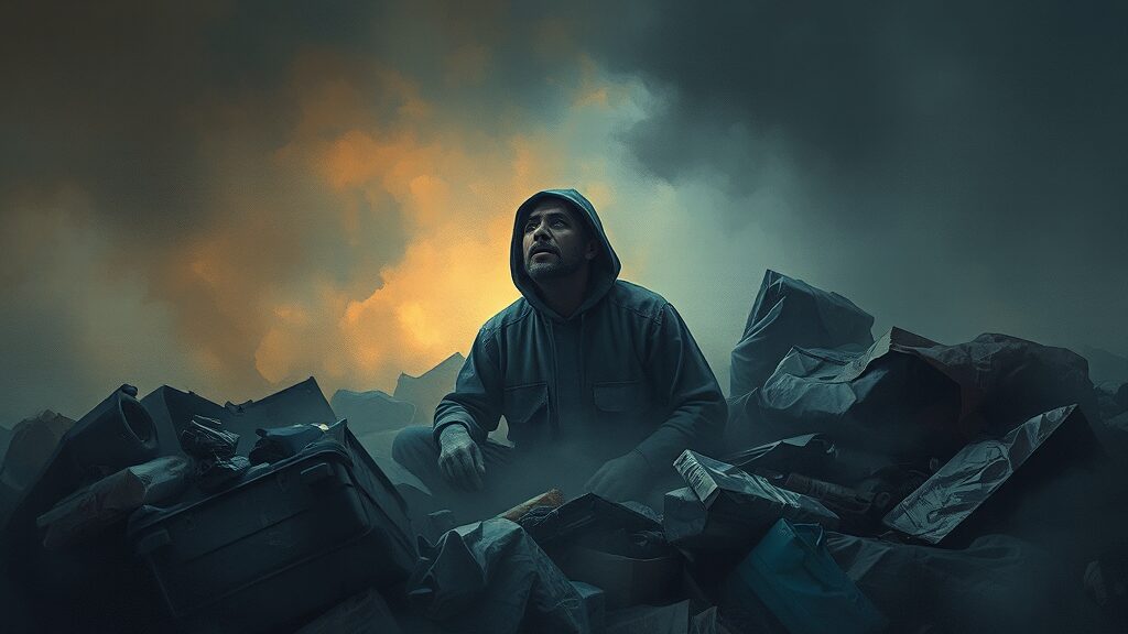 피해자 증언, 그 심각성 (watercolor 스타일)