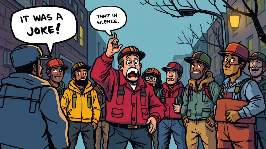 가해 공무원 해명, 진실은? (cartoon 스타일)