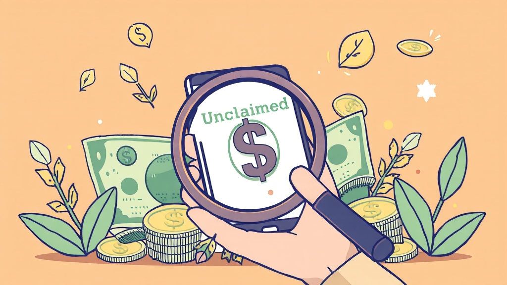 미청구 보험금 청구 절차 (illustration 스타일)