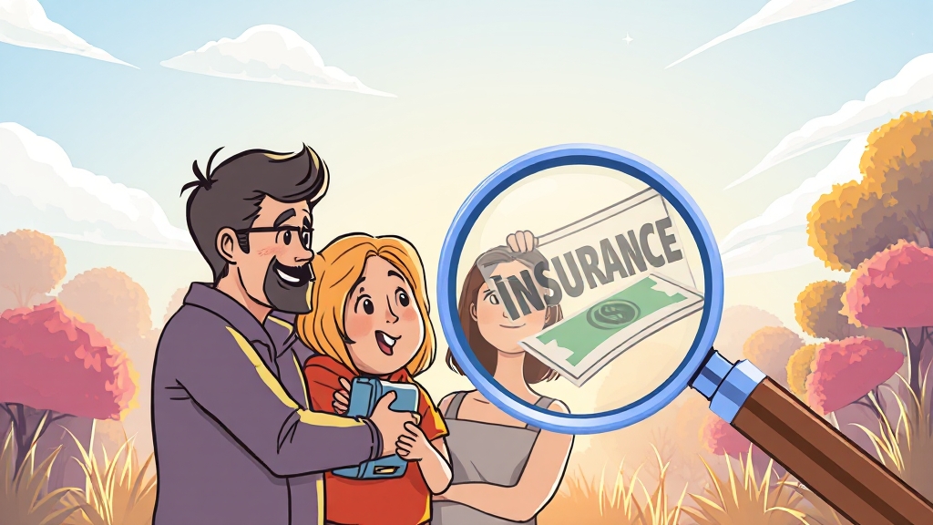 가족/사망자 보험금 조회 (cartoon 스타일)
