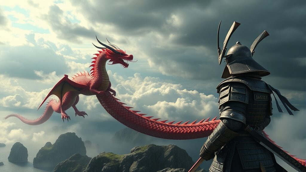 중일 전쟁 가능성은 얼마나 될까요? (realistic 스타일)