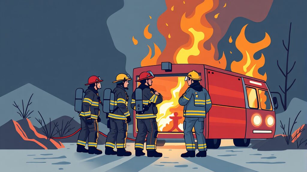 홍콩 정부의 대응 (illustration 스타일)