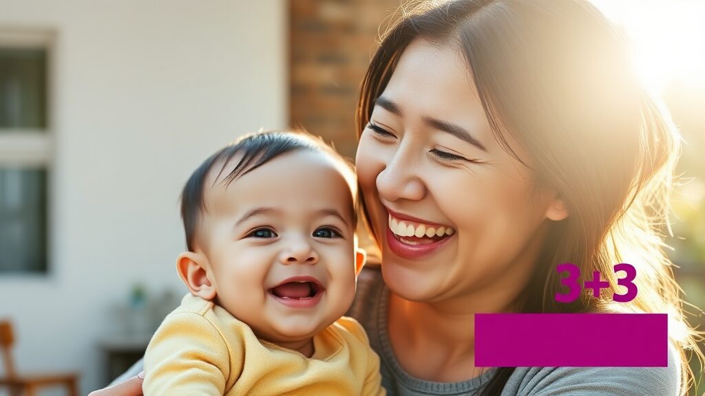 육아, 함께라서 행복해요! (realistic 스타일)