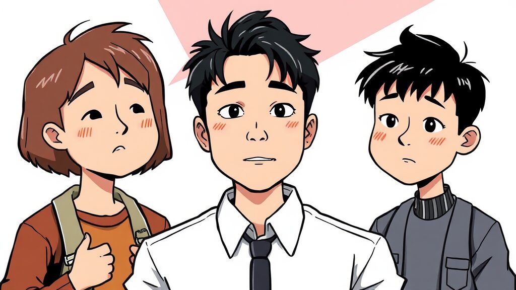 논란의 중심, 대중의 반응은? (cartoon 스타일)