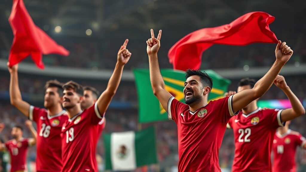 2026 월드컵 조추첨 결과 (realistic 스타일)