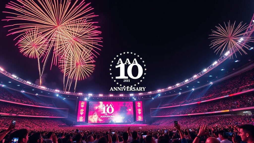 AAA, 10주년 기념! (realistic 스타일)