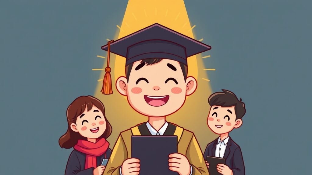 신청 자격, 꼼꼼히 확인! (cartoon 스타일)