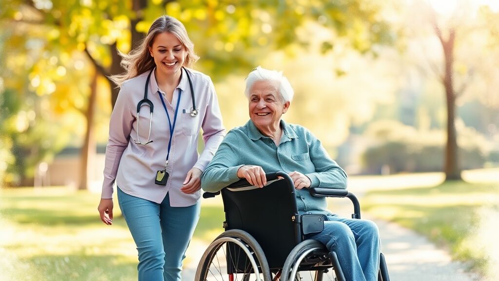 장애인 활동지원사 되는 법: 온라인/오프라인 교육, 시험, 취업 A to Z 2 활동지원사, 어떤 일을 할까요? (watercolor 스타일)