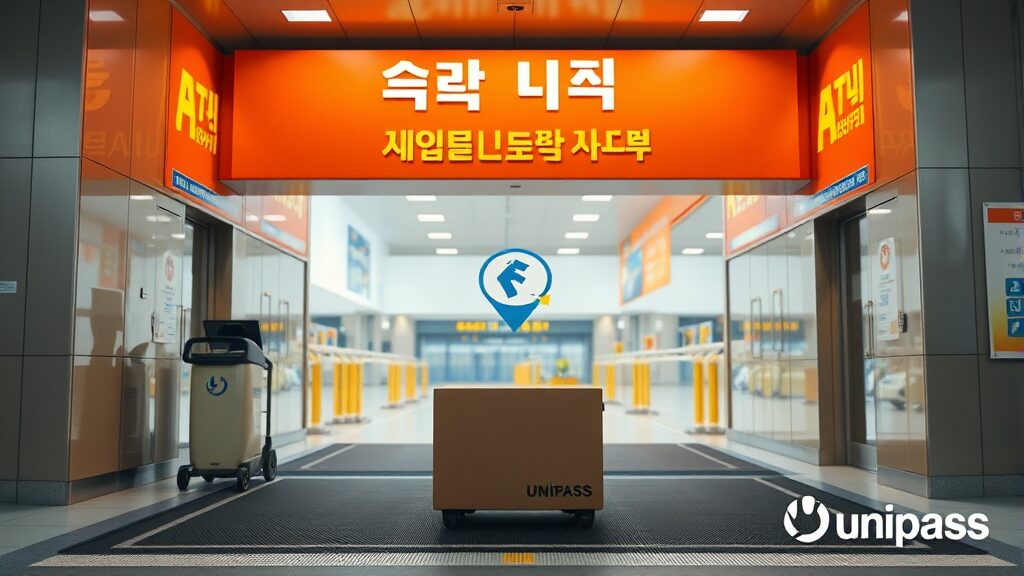 유니패스 통관조회 완벽 가이드: 방법, 지연 대처, 해외직구 꿀팁 총정리 5 통관 진행 상황 및 위치 추적 (realistic 스타일)