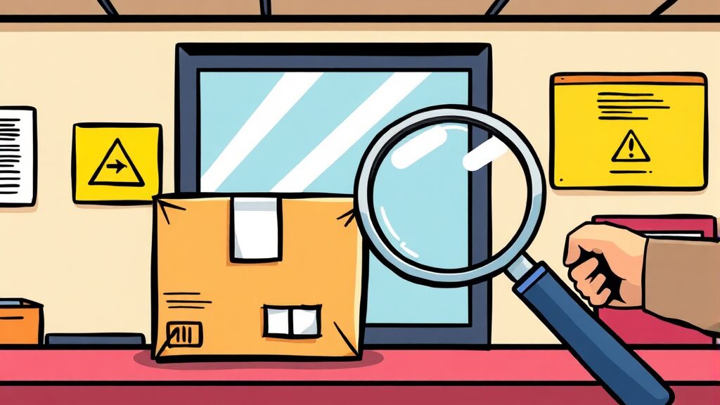 유니패스 통관조회 완벽 가이드: 방법, 지연 대처, 해외직구 꿀팁 총정리 7 통관 지연 시 대처 방법 (cartoon 스타일)