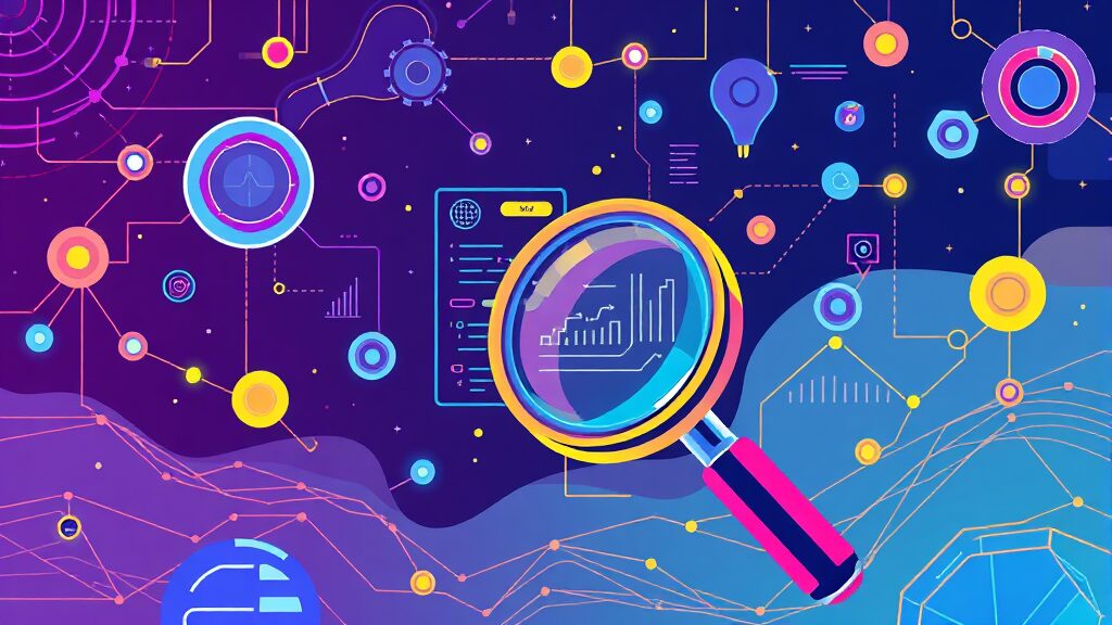 네이버 AI 브리핑 완벽 분석: 활용법, 문제점, 미래 전망까지 9 AI 브리핑의 미래는? (illustration 스타일)