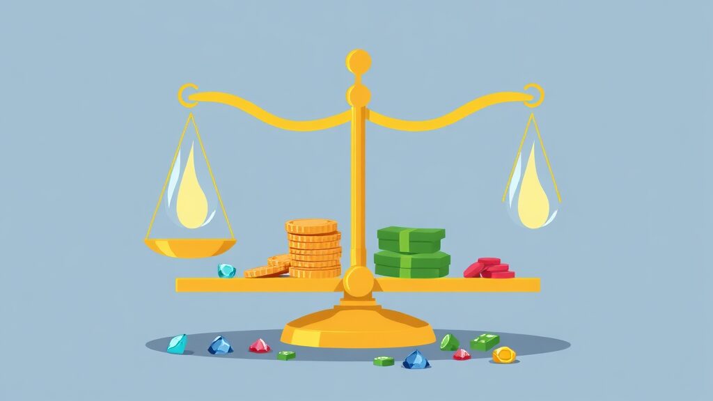 상속세 계산, 핵심은 과세표준! (cartoon 스타일)