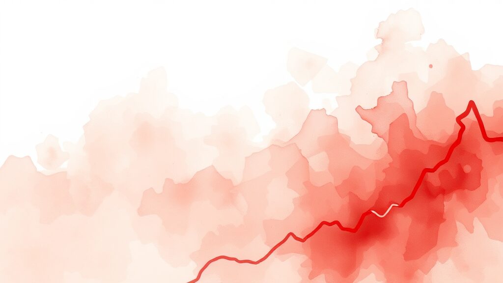 환율 변동 요인 분석 (watercolor 스타일)