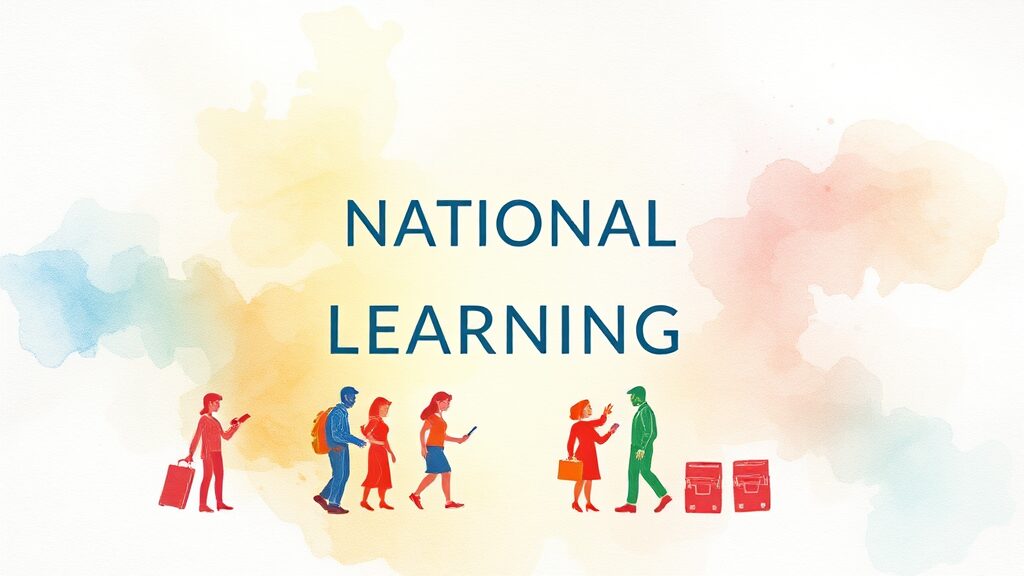 국민내일배움카드: 신청 자격부터 혜택, 성공 활용법까지 완벽 가이드 2 국민내일배움카드란? (watercolor 스타일)