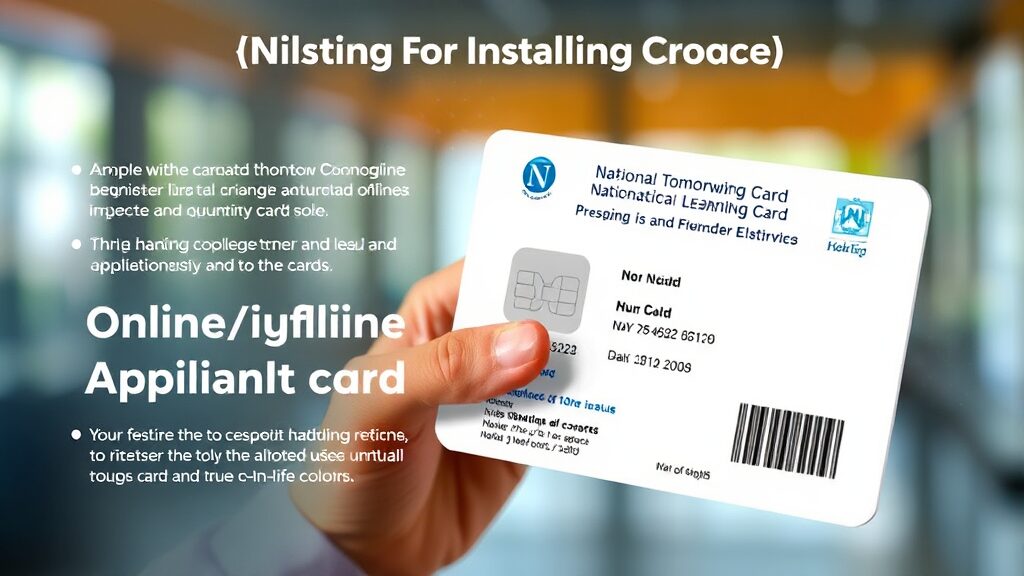 국민내일배움카드: 신청 자격부터 혜택, 성공 활용법까지 완벽 가이드 4 신청 방법 (온라인/오프라인) (realistic 스타일)