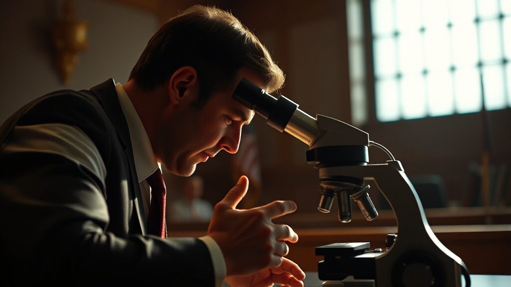 상반된 진술 비교 (realistic 스타일)