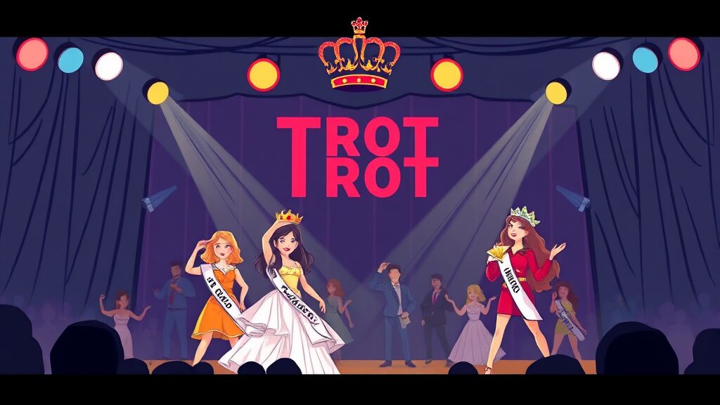 눈에 띄는 참가자들 (illustration 스타일)