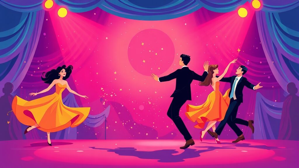 참가자 자격 및 경력 (cartoon 스타일)