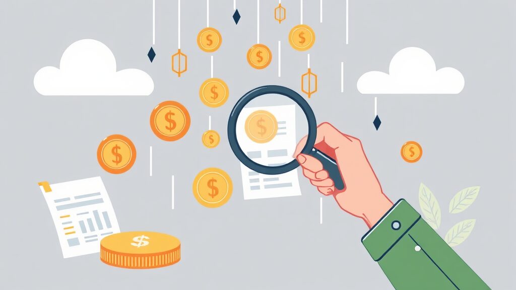 주요 공제 항목 체크 (illustration 스타일)