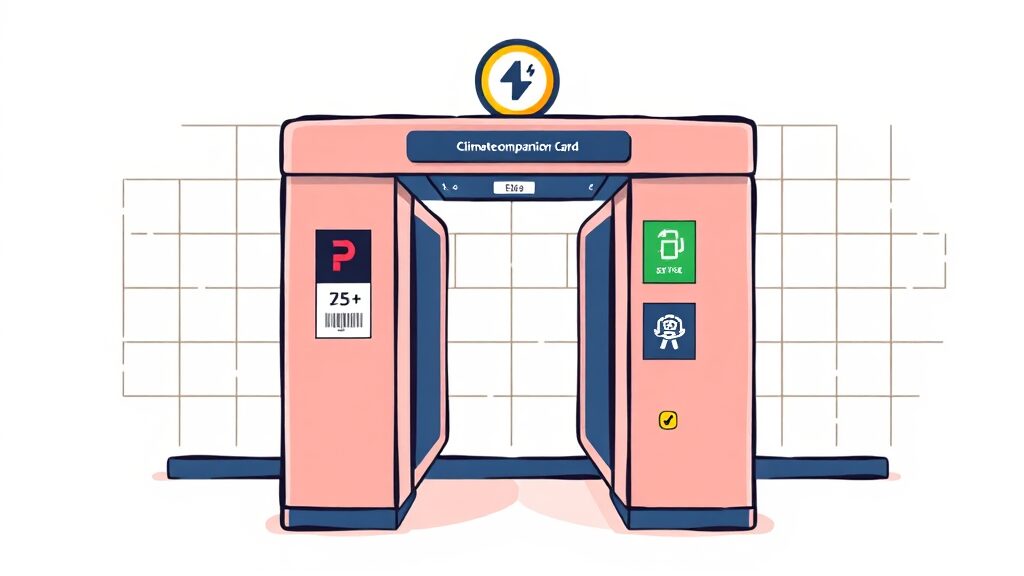 기후동행카드 충전 방법 (illustration 스타일)