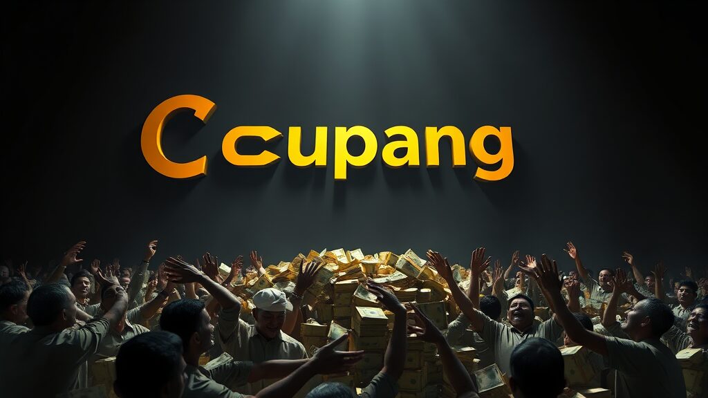 쿠팡의 불공정 행위 의혹 (realistic 스타일)