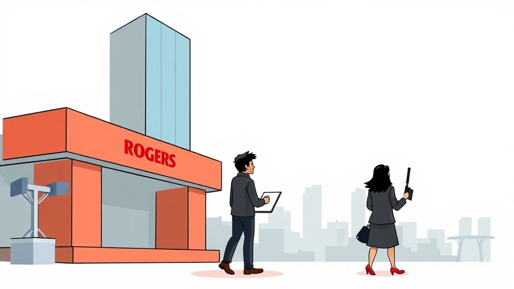 로저스 대표의 발언 분석 (cartoon 스타일)