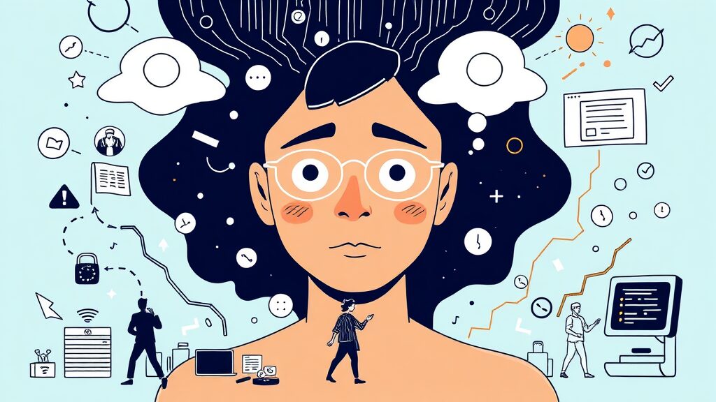 개인정보 유출 사건과의 연관성 (illustration 스타일)