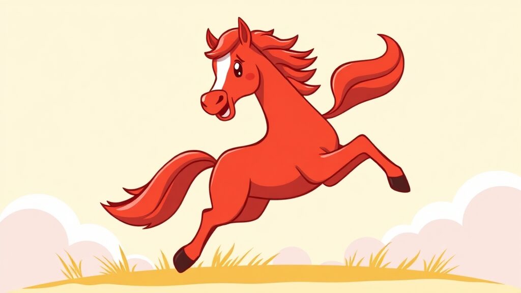 병오년, 긍정 에너지 충전! (cartoon 스타일)