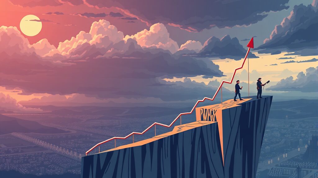 국민의힘 지지율 급락! 중도층 이탈 심화, 정치판 영향 분석 4 지지율, 어느 정도 하락? (illustration 스타일)