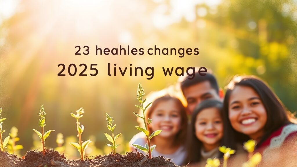 2025년, 생계급여 어떻게 달라지나? (watercolor 스타일)