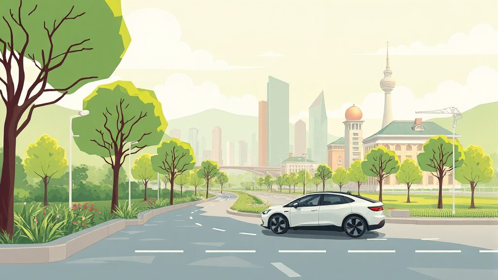 전기차 전환지원금이란? (illustration 스타일)