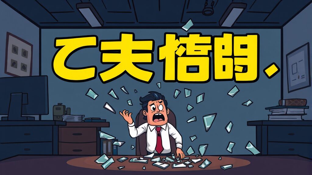 과거 갑질 사례, 무엇을 말해주나? (cartoon 스타일)