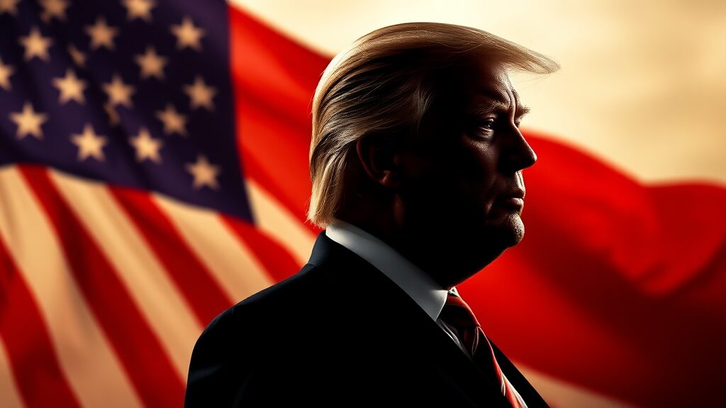 FAFO와 트럼프 전 대통령 (realistic 스타일)