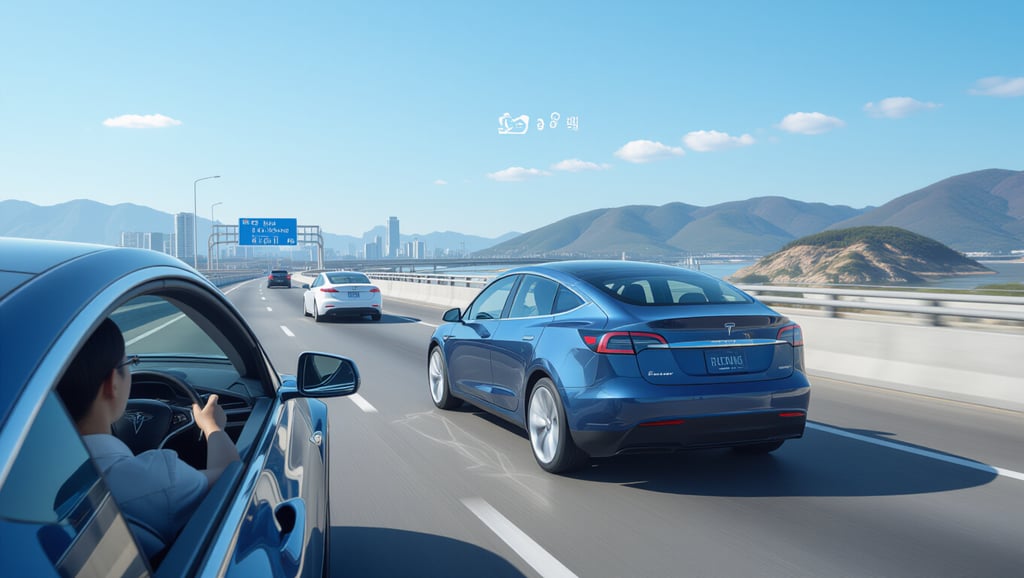 테슬라 FSD 한국 도로 테스트 결과: 기술 한계와 법규 준수 문제 3 🛣️ 고속도로 주행, FSD 실력은?