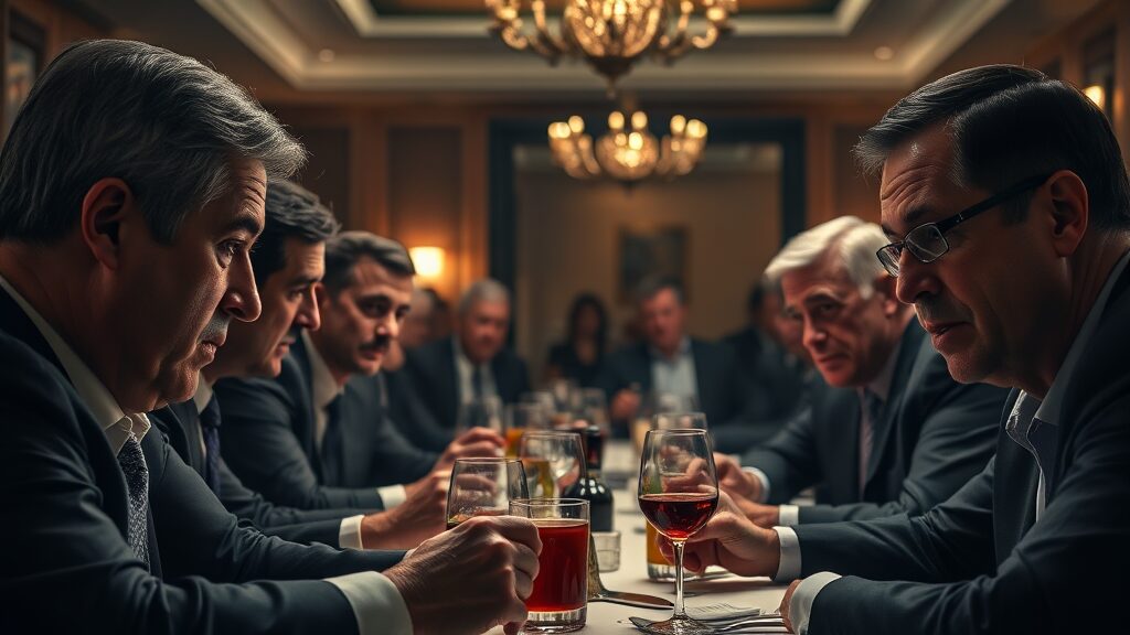 오찬 의혹, 왜 불거졌나? (realistic 스타일)