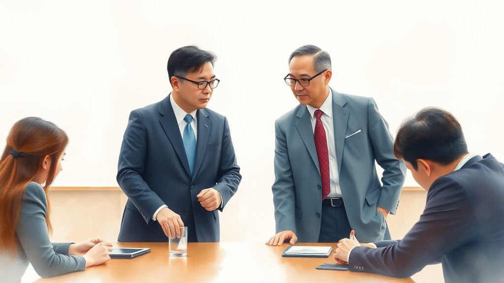 향후 전망과 정치적 영향 (watercolor 스타일)