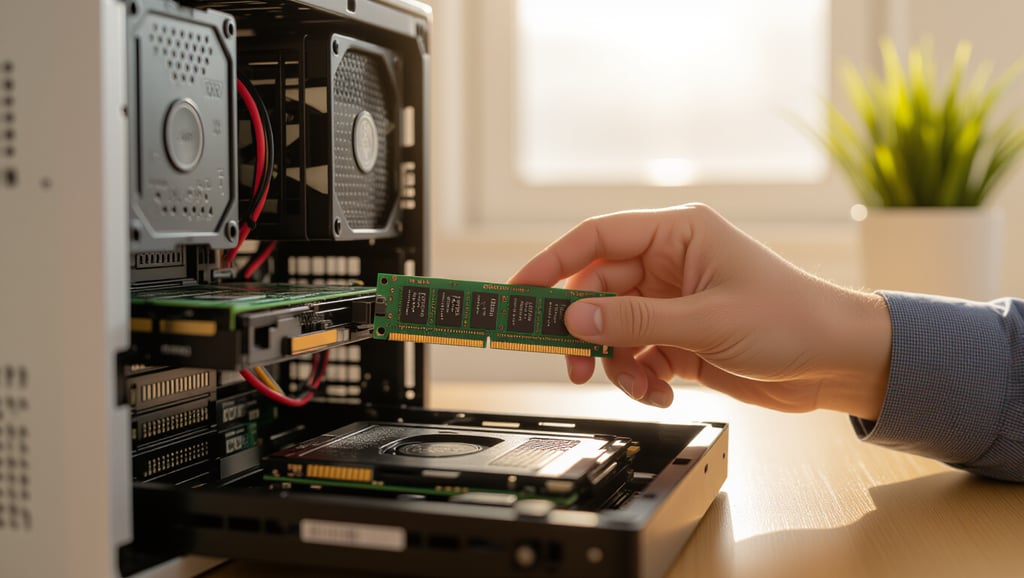 🛠️ RAM 및 그래픽카드 재장착 가이드