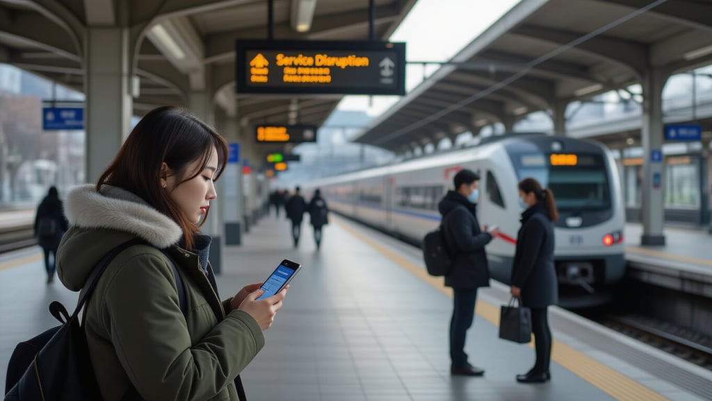 🚨 열차 운행 변동(파업 등) 시 대처 및 정보 확인