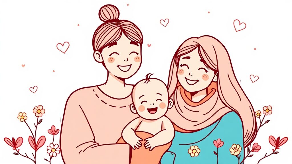 국민행복카드 바우처 종류 (illustration 스타일)