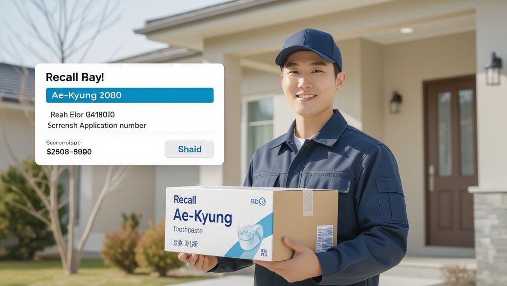 📝 애경 2080 치약, 초간단 환불 방법