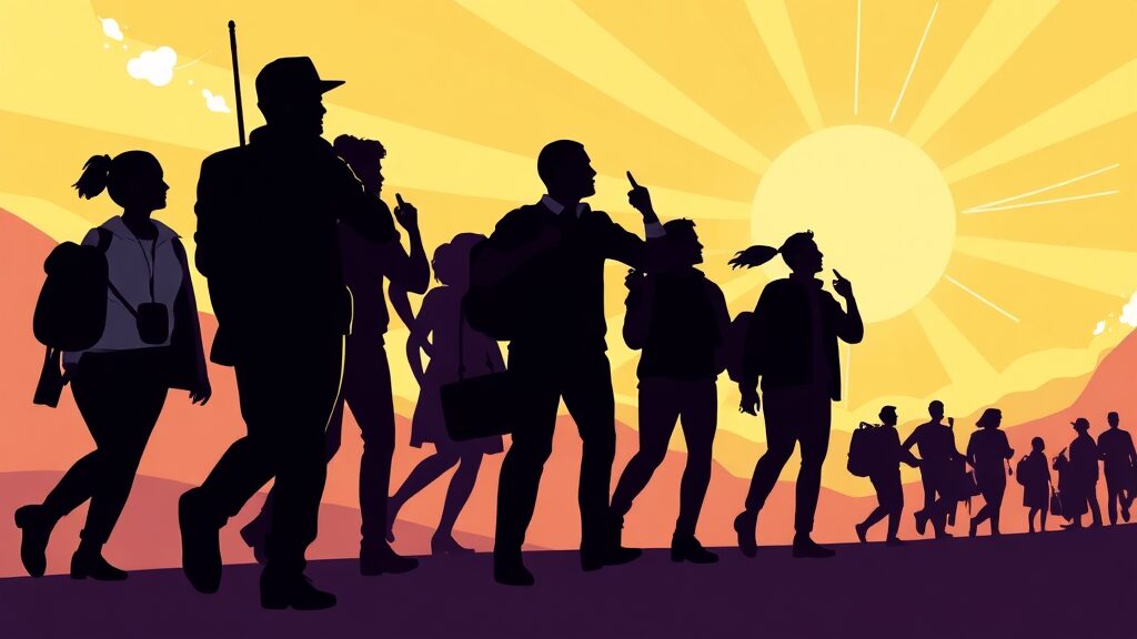 워크넷 구직등록, 필수! (cartoon 스타일)