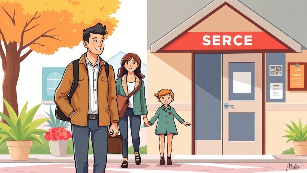 신청 방법 및 필요 서류 (illustration 스타일)