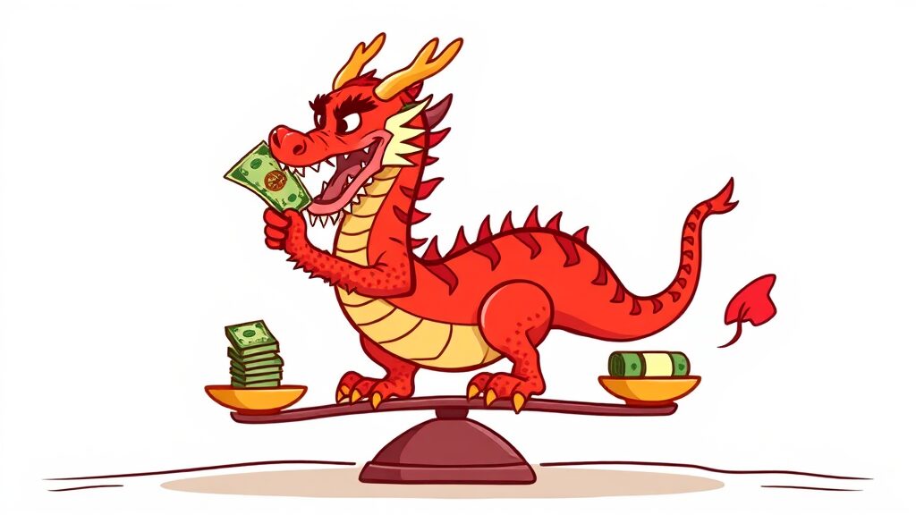 위안화 환율 급등! 원인 분석부터 투자 전략, 전망까지 A to Z 4 위안화 환율 상승 원인 (cartoon 스타일)