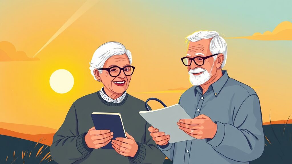 2026 노령연금: 수급 자격, 나이/소득 기준, 수령액, 신청 방법 A to Z 3 노령연금 수급 자격 조건 (illustration 스타일)