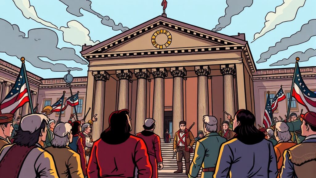 독립기념관 vs 김형석 씨, 입장 차이는? (cartoon 스타일)