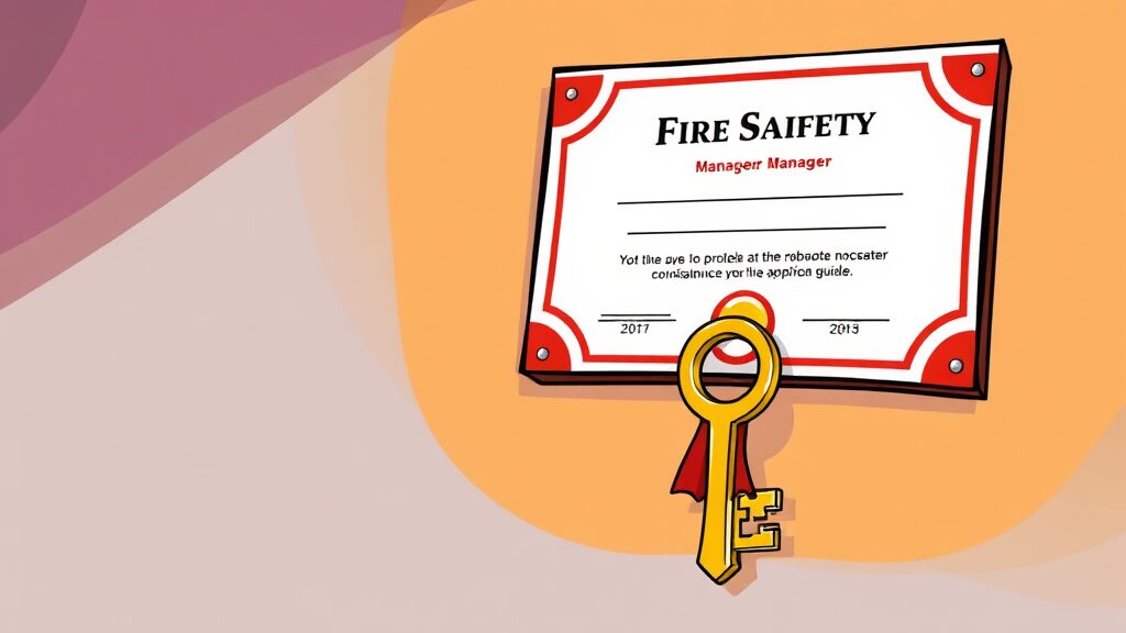 자격증, 발급 & 관리 (cartoon 스타일)