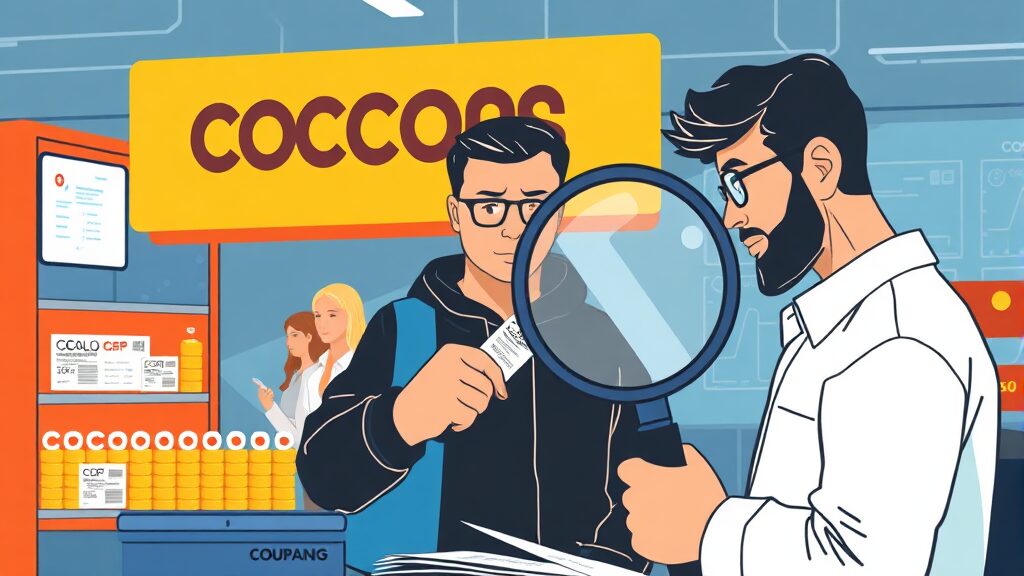 소비자 체크리스트 (illustration 스타일)