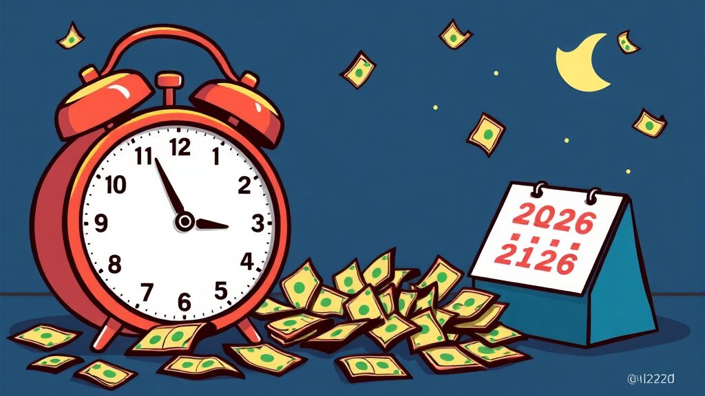 사용 기한 및 소멸 규정 (cartoon 스타일)